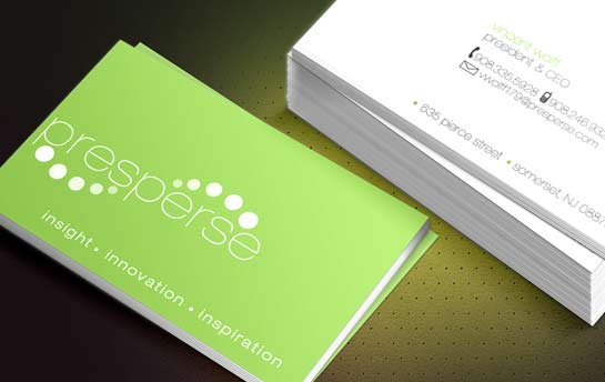Presperse Business Cards
